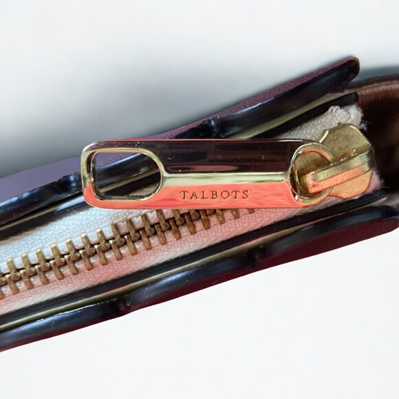 [NEW] TALBOTS PLANO SCALLOPED-LEATHER CROSSBODY BAG - Picture 12 of 13